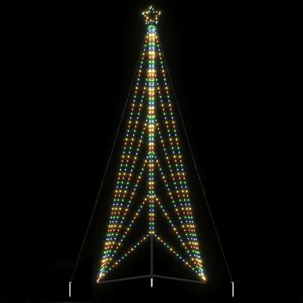 Vidaxxl Sapin de Noël LED 861 LED colorées 478 cm