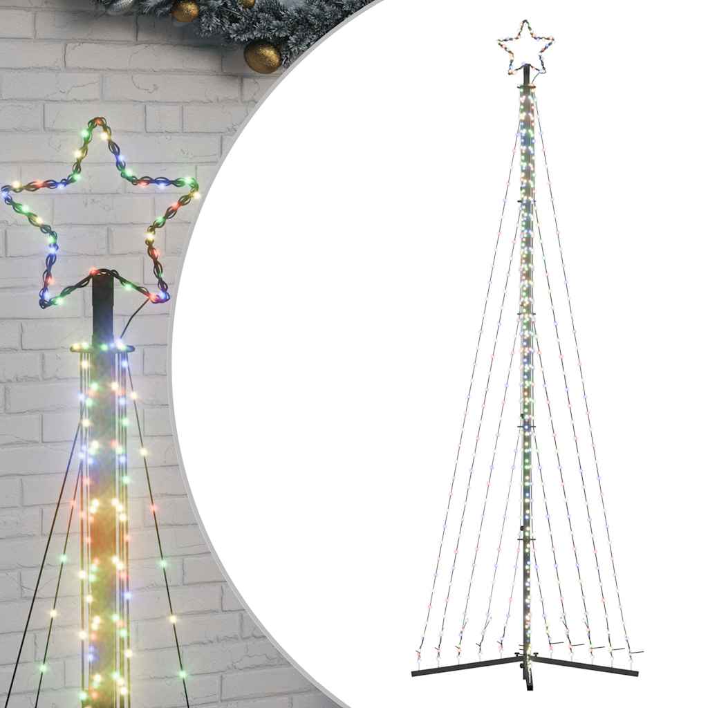 Vidaxxl Sapin de Noël LED 495 LED colorées 300,5 cm
