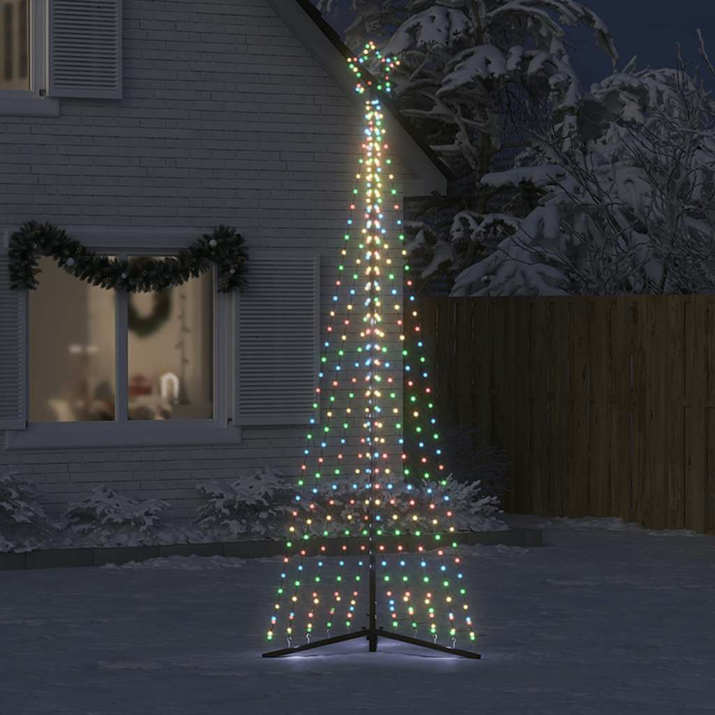 Vidaxxl Sapin de Noël LED 495 LED colorées 300,5 cm