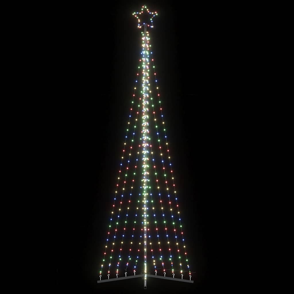 Vidaxxl Sapin de Noël LED 495 LED colorées 300,5 cm