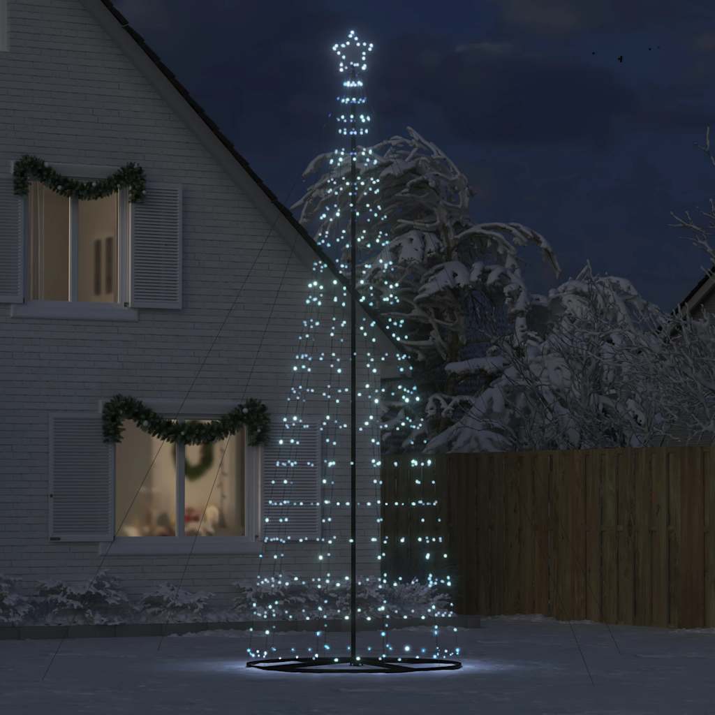 VidaXL Cône lumineux 1534 LED blanc froid 503 cm