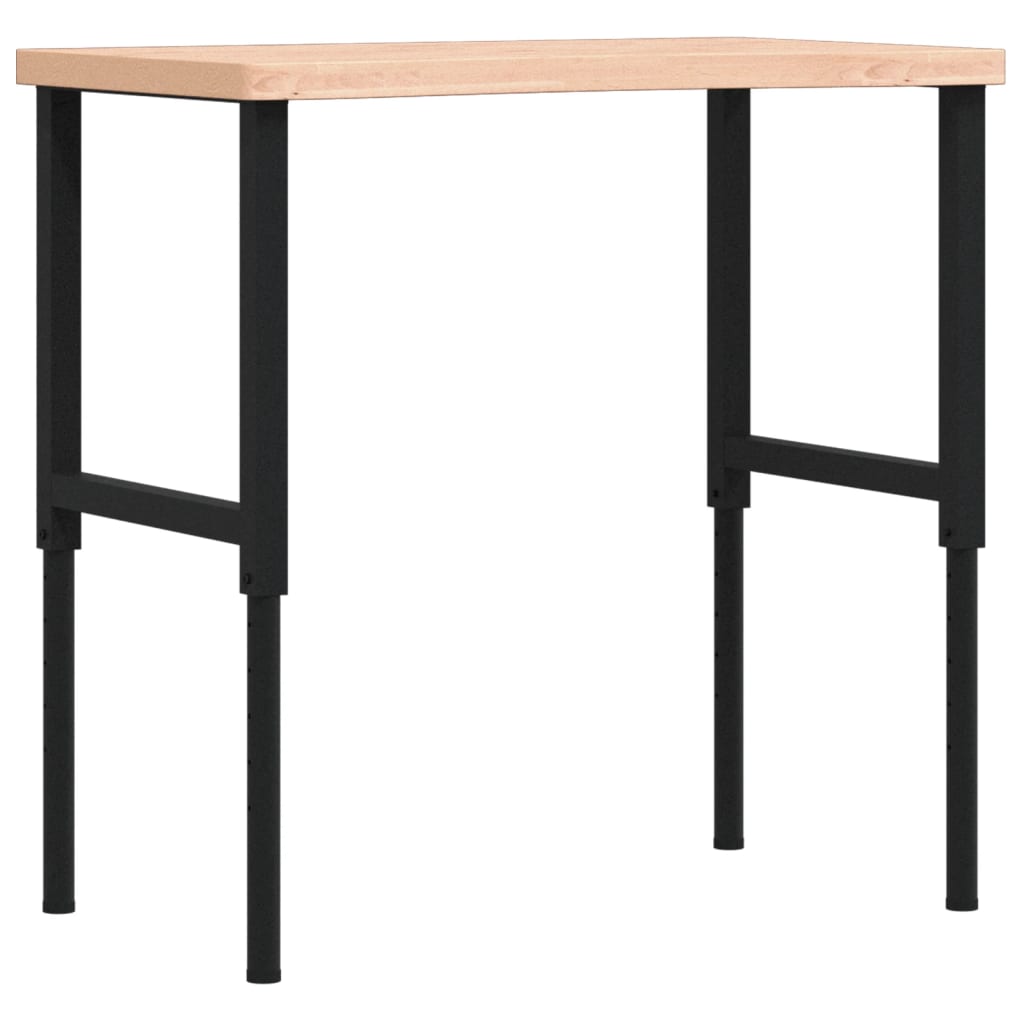 VidaXL établi 100x(55-60)x(73-99.5) cm bois de hêtre massif