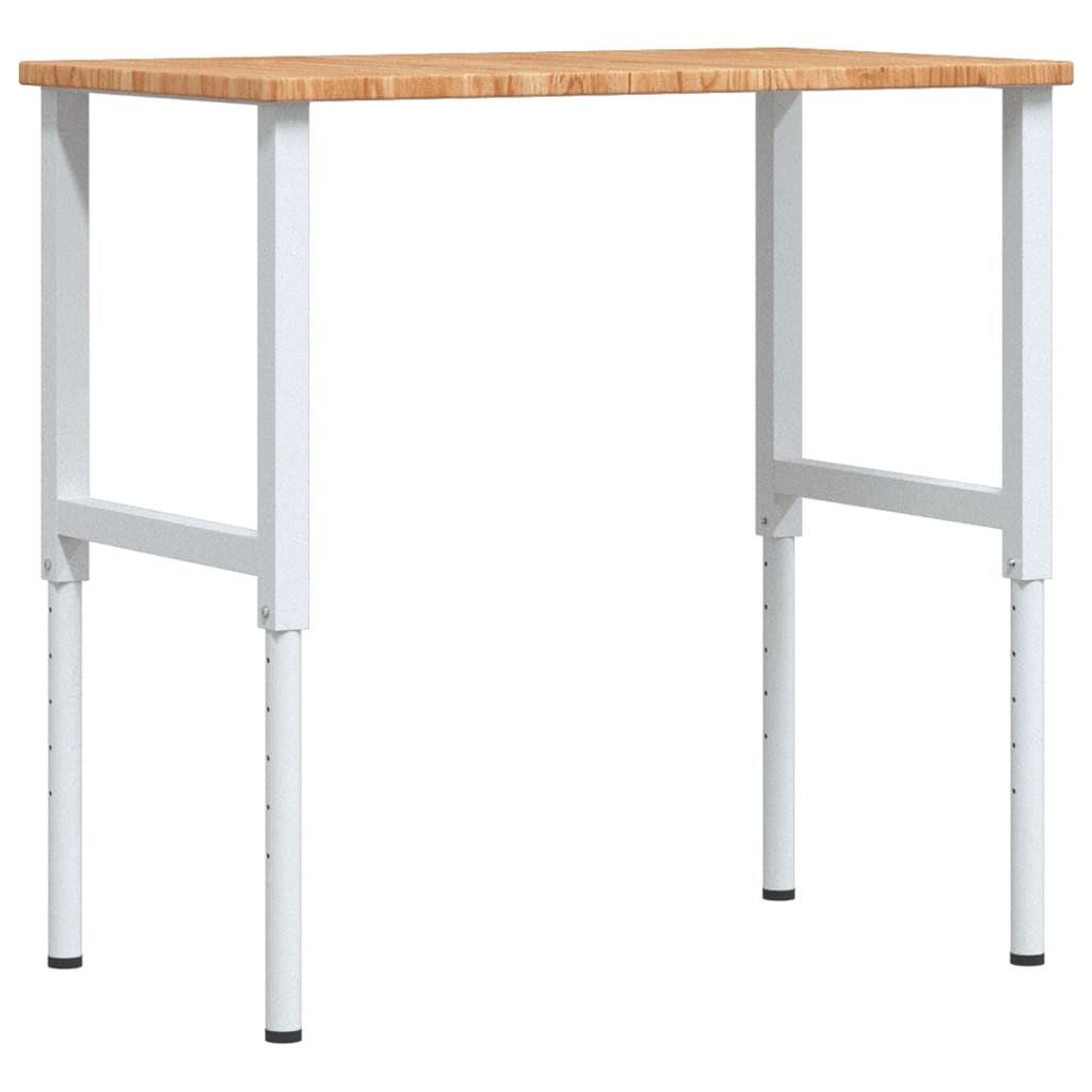 VidaXL établi rectangle 100x60x (71,5-98) cm chêne brun clair