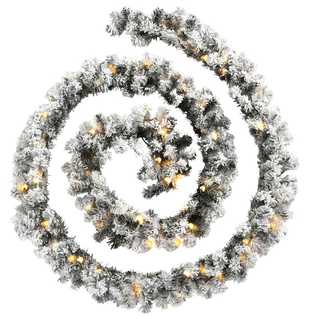 Vidaxx Guirlande de Noël avec éclairage LED 10 m PVC vert