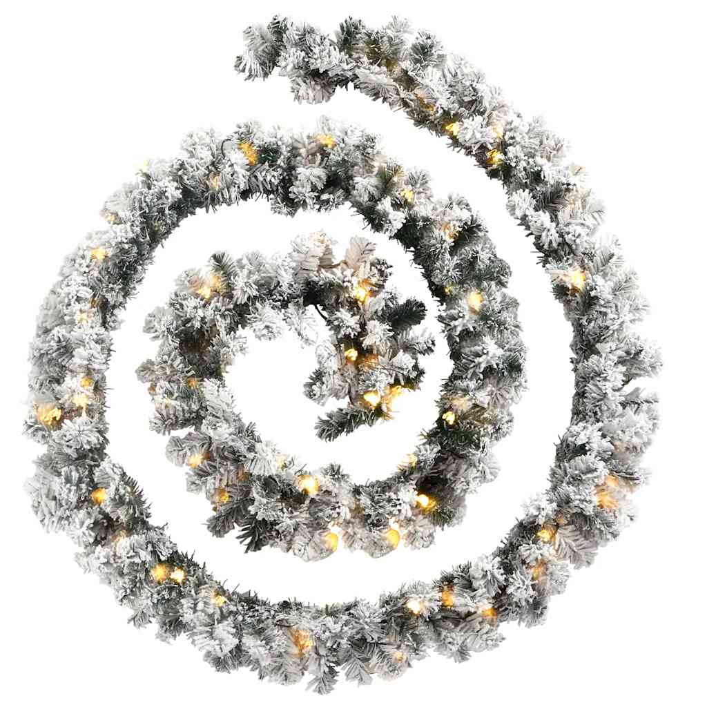 Vidaxx Guirlande de Noël avec éclairage LED 20 m PVC vert