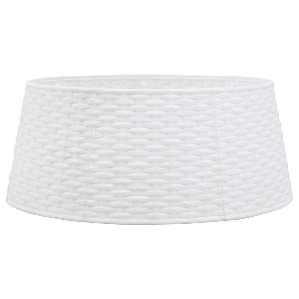 Vidaxx jupe de sapin de Noël ø56x23 cm plastique blanc