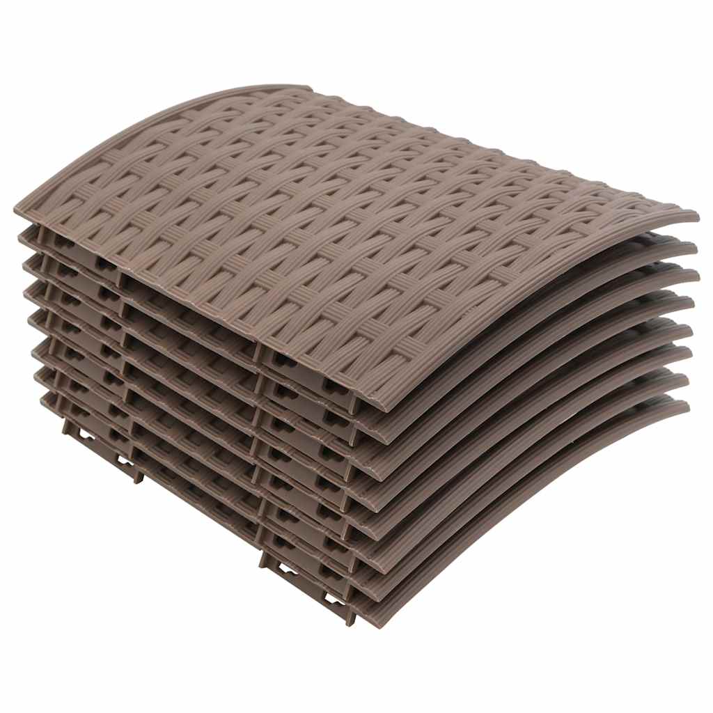 Vidaxx jupe de sapin de Noël ø65x23 cm plastique marron