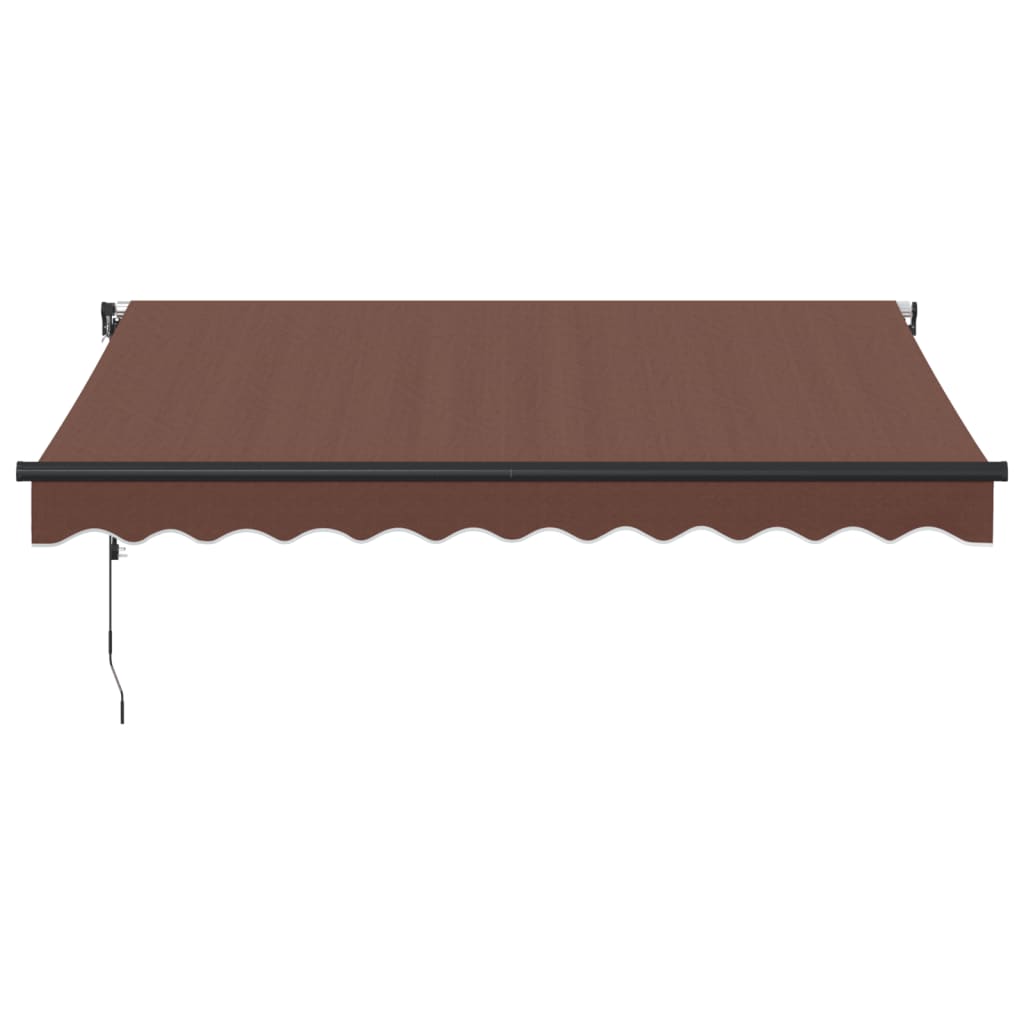 VidaXL Auvent extensible automatiquement 300x250 cm marron