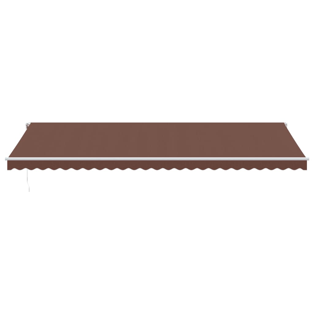 VidaXL Auvent extensible automatiquement 600x300 cm marron