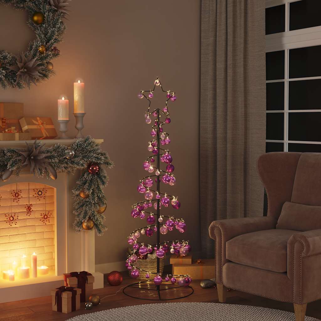 Vidaxl boules de Noël 100 pcs ø3 4 6 cm lilas