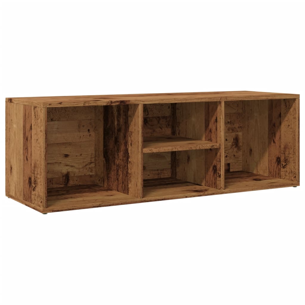 Vidaxx banc de rangement pour chaussures 105x35x35 cm bois fini, couleur bois ancien