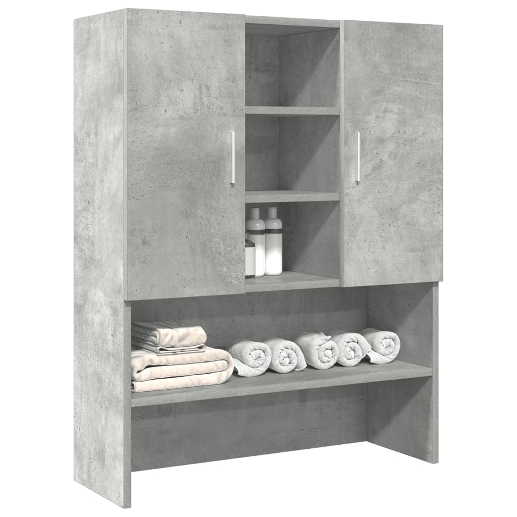 Vidaxx meuble lave-linge 70,5x25,5x90 cm gris béton