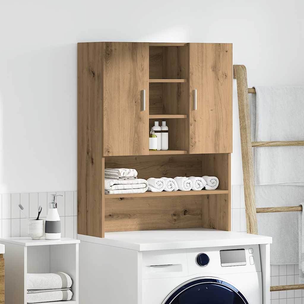 Vidaxx meuble lave linge 70,5x25,5x90 cm coloris chêne artisanal
