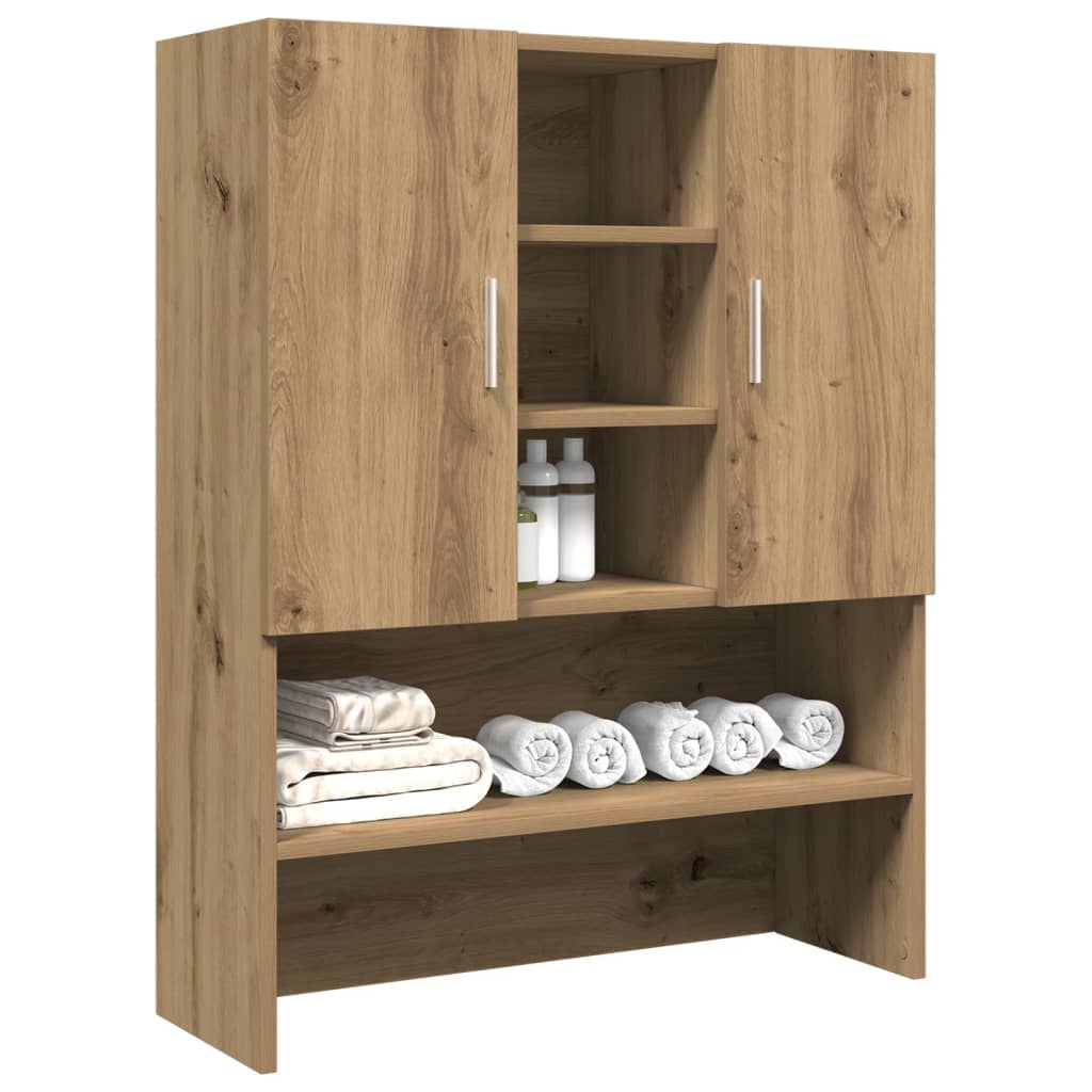 Vidaxx meuble lave linge 70,5x25,5x90 cm coloris chêne artisanal
