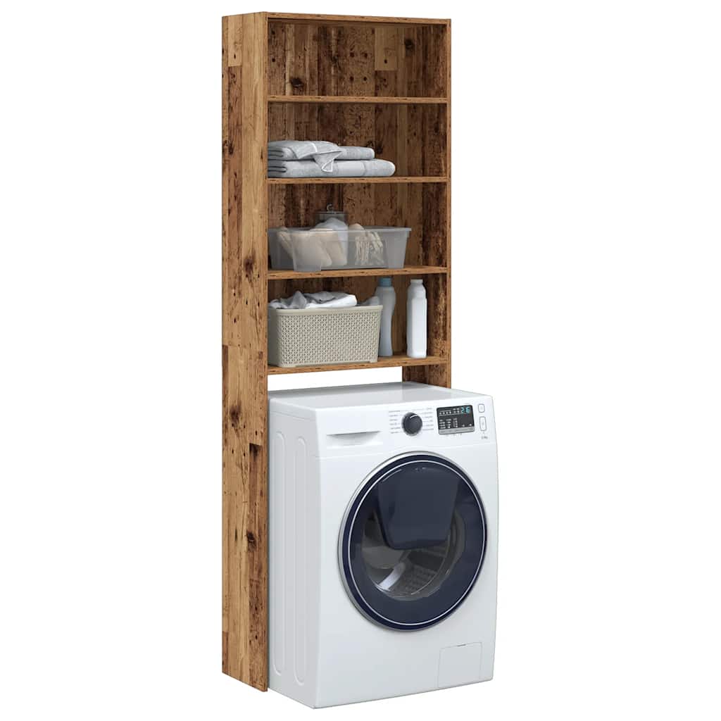 Vidaxx meuble lave-linge 64x24x190 cm couleur bois ancien