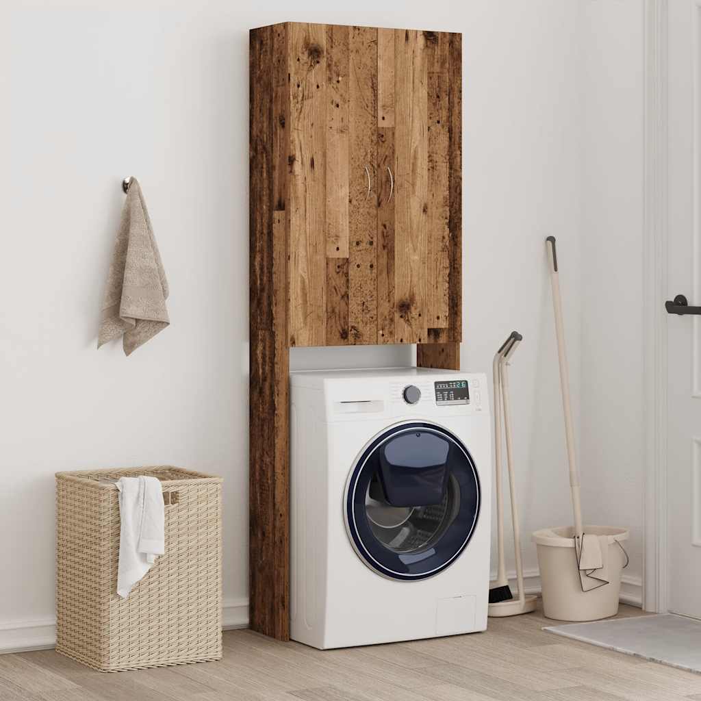 Vidaxx meuble lave-linge 64x25,5x190 cm couleur bois ancien