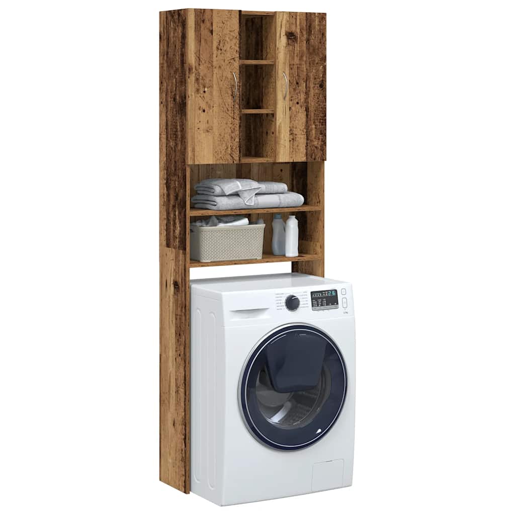 Vidaxx meuble lave-linge 64x25,5x190 cm couleur bois ancien