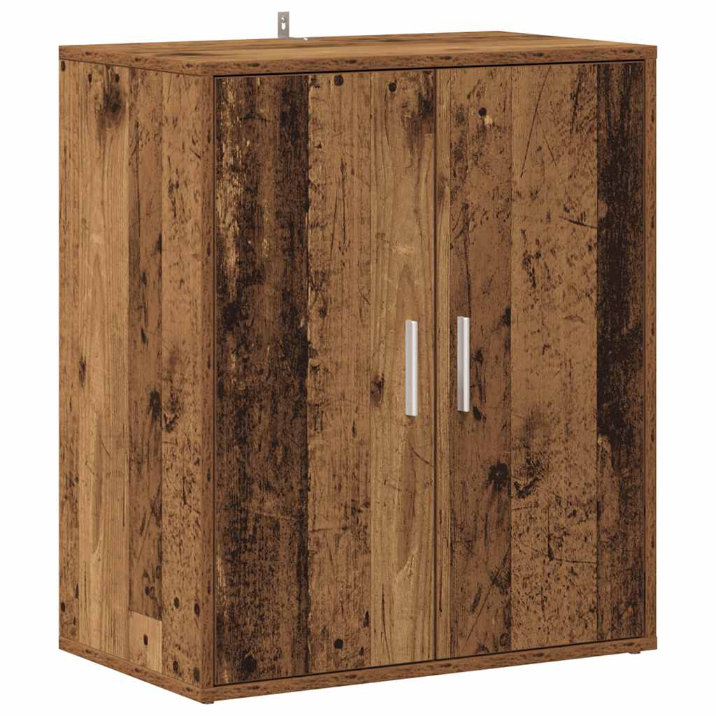 Vidaxx armoire à chaussures 60x35x70 cm bois fini, couleur bois ancien