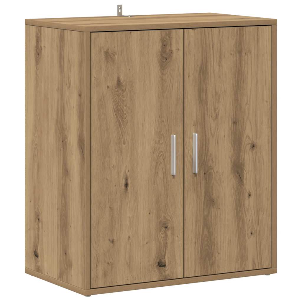 Vidaxx meuble à chaussures 60x35x70 cm en bois travaillé, coloris chêne artisanal