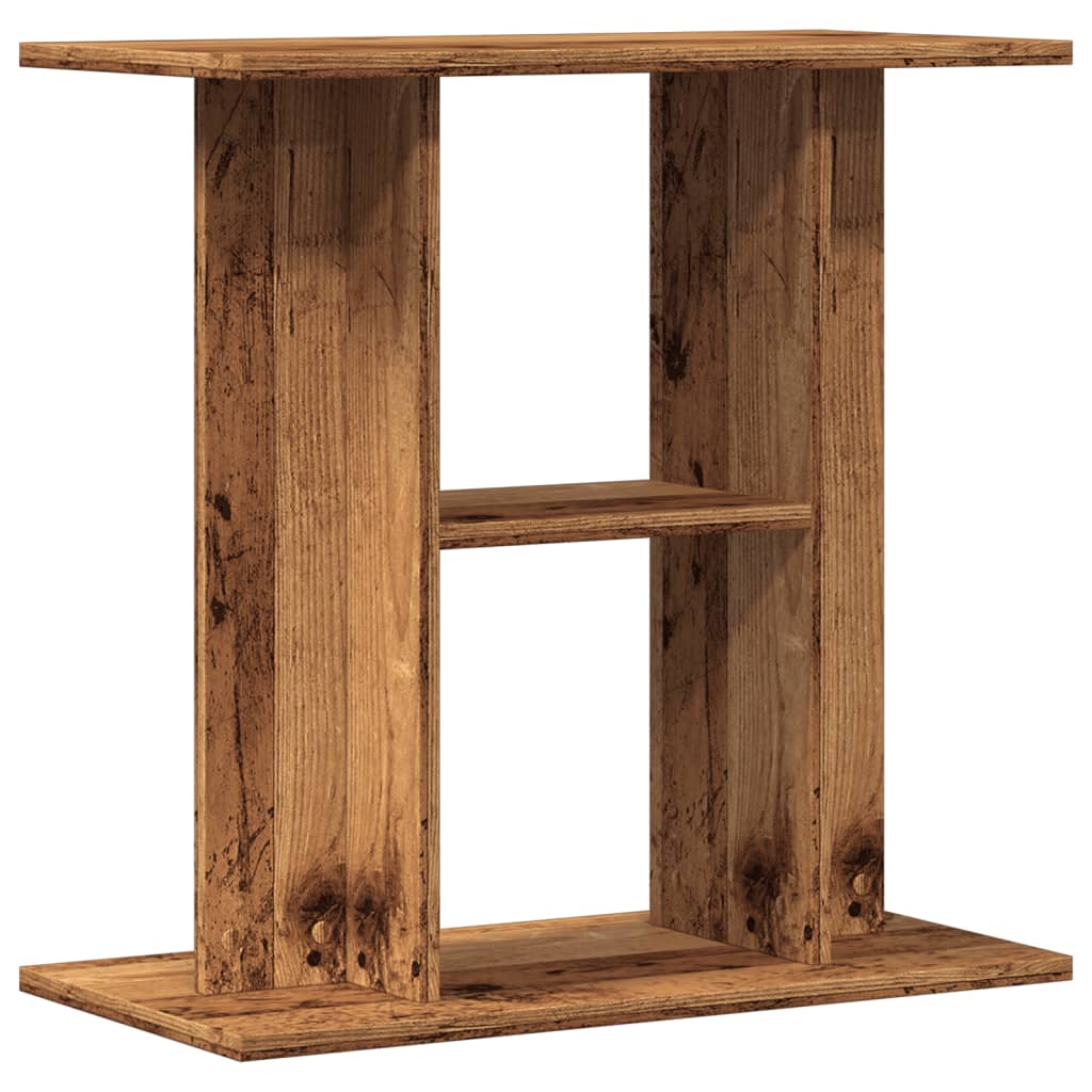 Vidaxx support d'aquarium 60x30x60 cm bois traité, couleur bois ancien