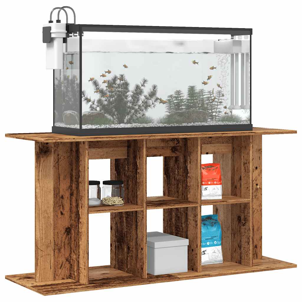 Vidaxx support d'aquarium 120x40x60 cm bois traité, couleur bois ancien