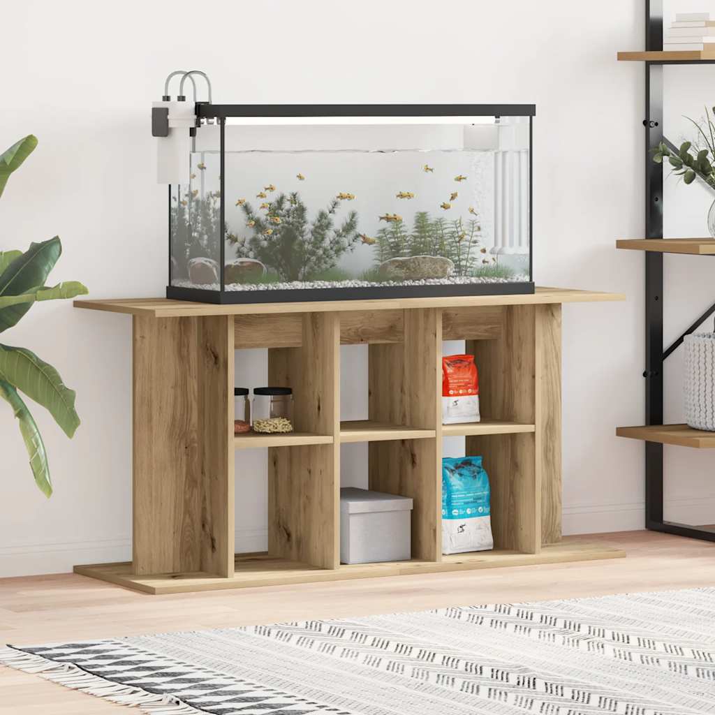 Support d'aquarium Vidaxx 120x40x60 cm en bois ouvragé, chêne artisanal