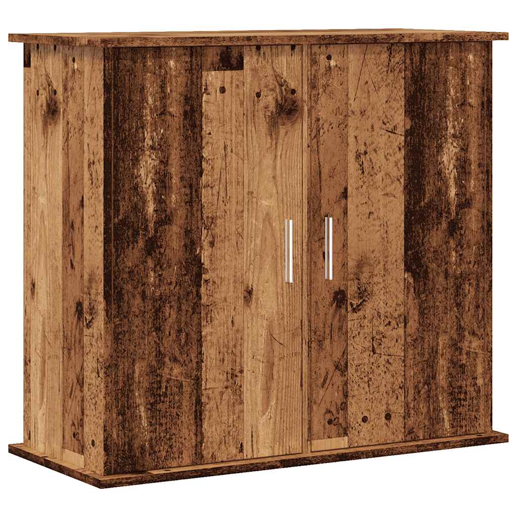 Vidaxx support d'aquarium 81x36x73 cm bois traité, couleur bois ancien