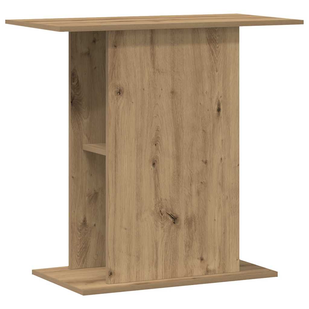 Support d'aquarium Vidaxx 36x75x72,5 cm en bois travaillé, chêne artisanal