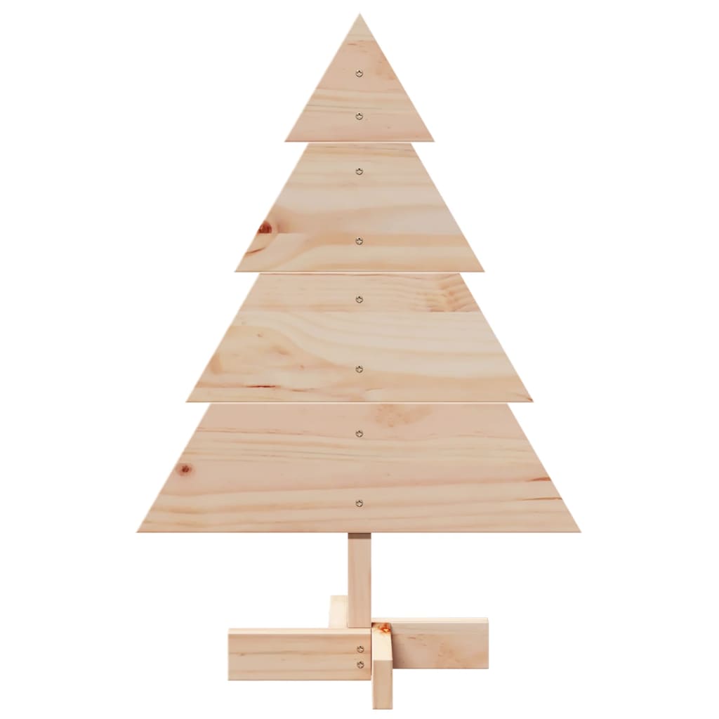 VidaXL décoration de Noël sapin de Noël 70 cm bois massif