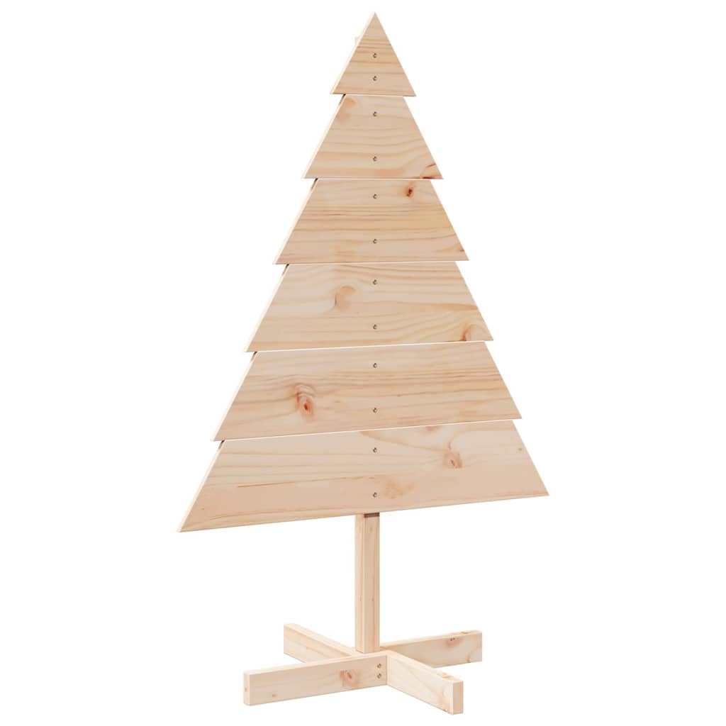 VidaXL décoration de Noël sapin de Noël 110 cm bois massif