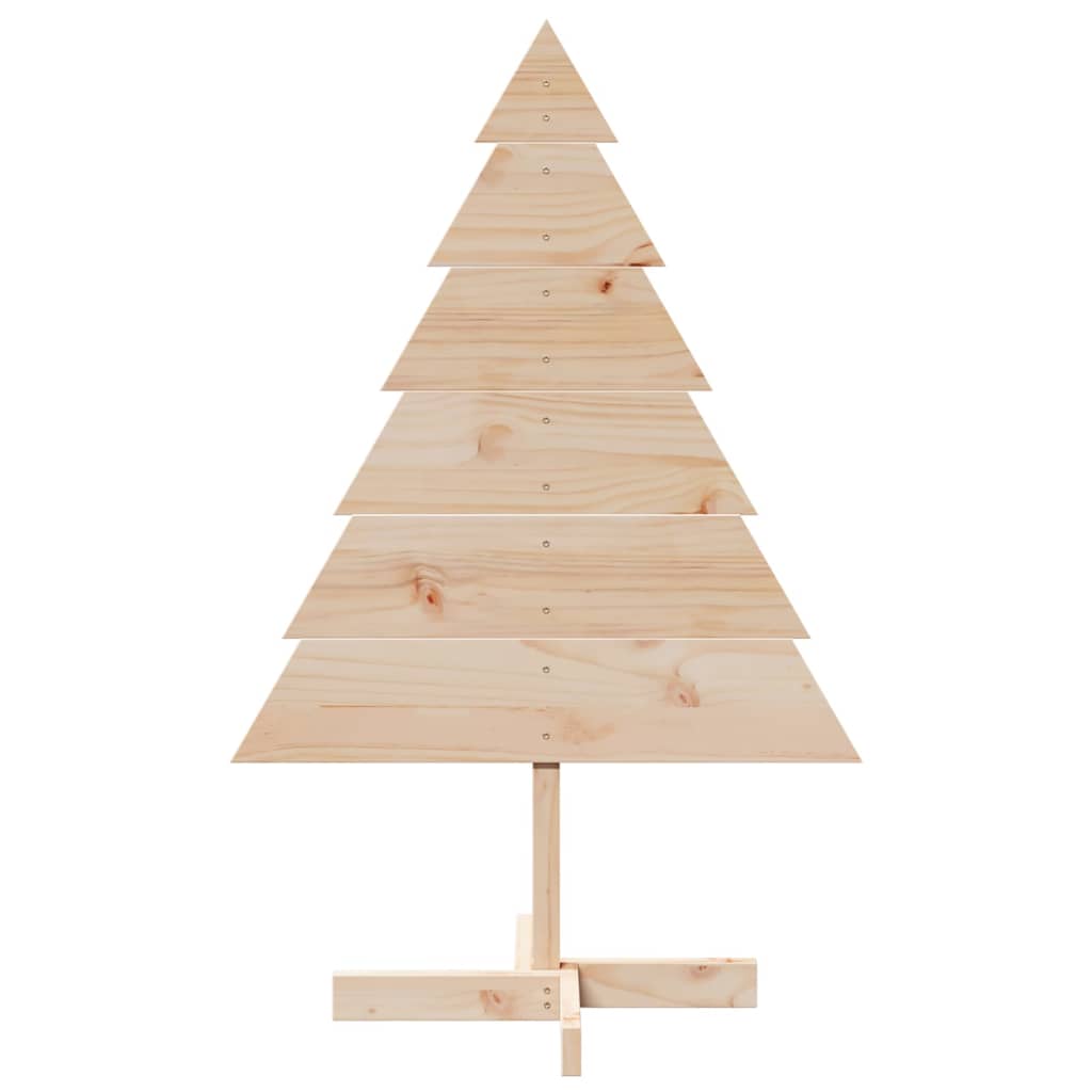 VidaXL décoration de Noël sapin de Noël 110 cm bois massif