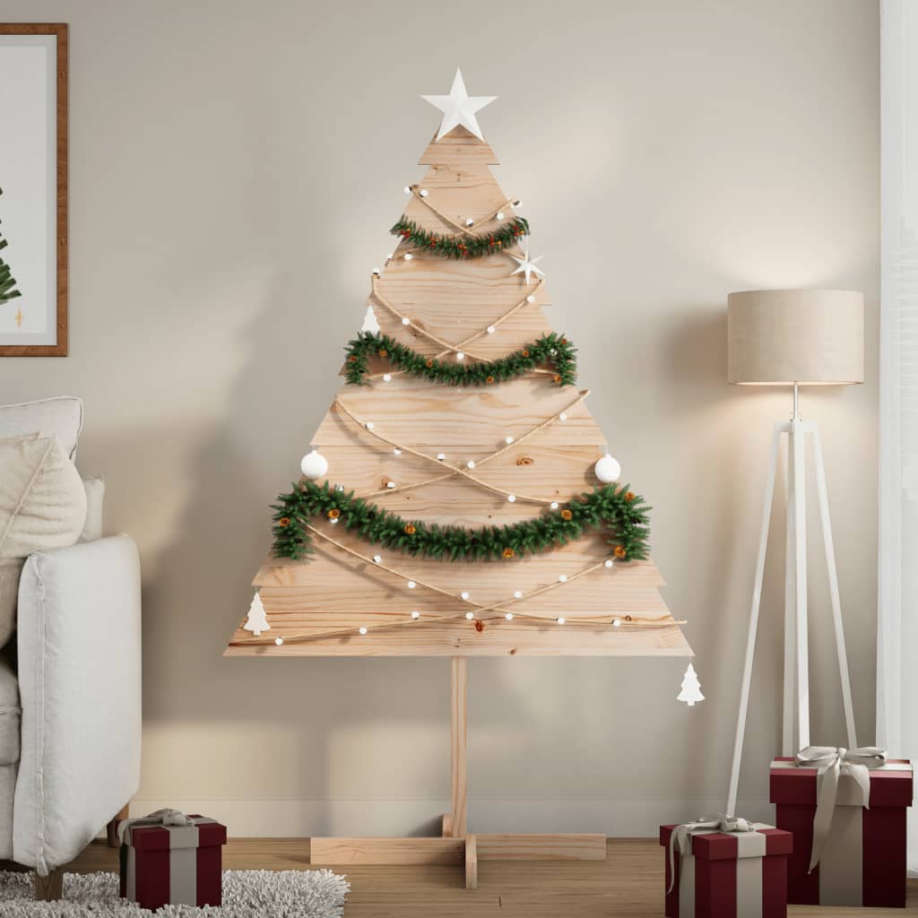 VidaXL décoration de Noël sapin de Noël 150 cm bois massif