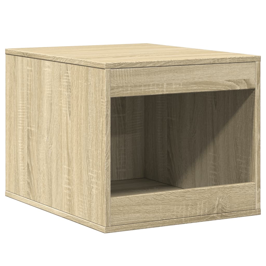 Vidaxxl bac à litière pour chat 47x59x42 cm bois fini chêne sonoma coloré