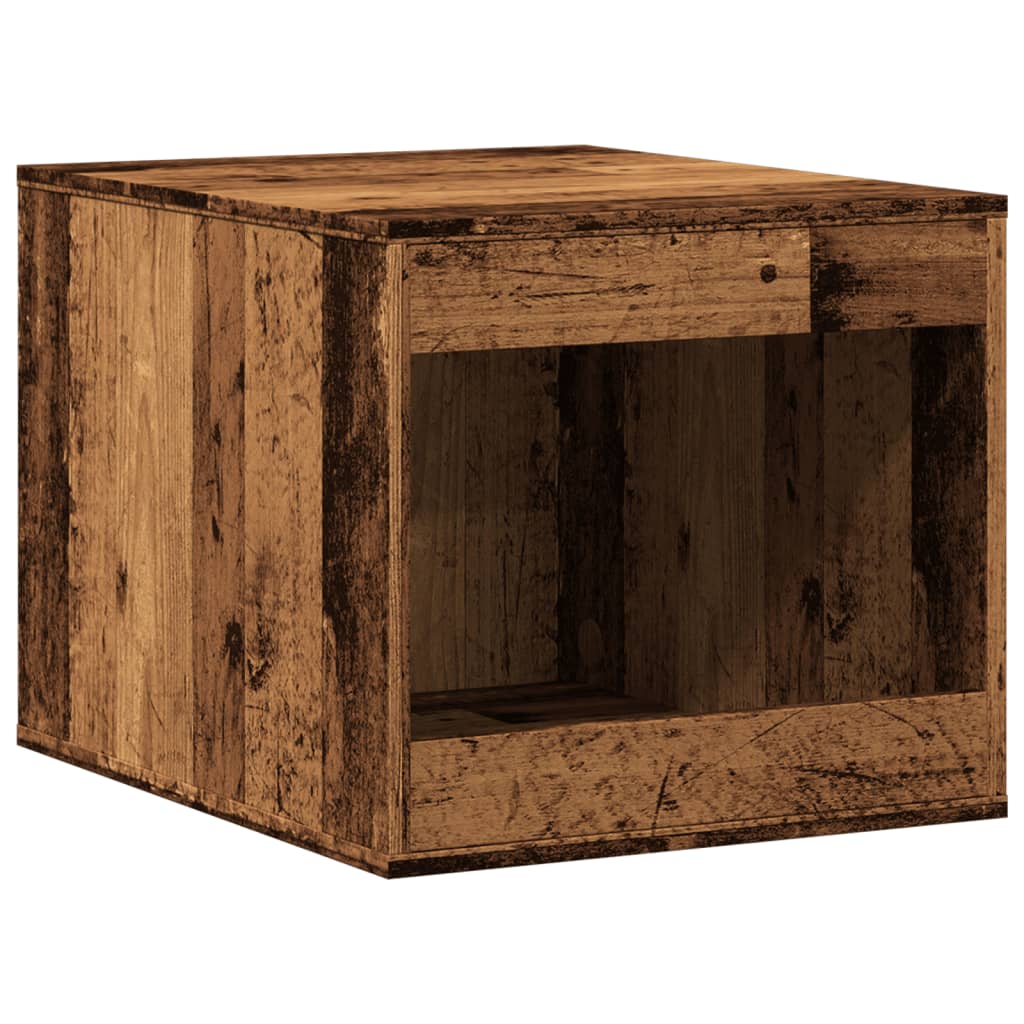 Vidaxxl bac à litière pour chat 47x59x42 cm bois fini, couleur bois ancien