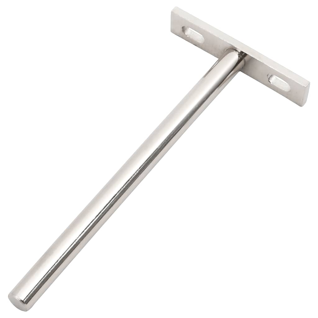 Vidaxx supports d'étagère flottants 12pcs invisibles ø10x150 mm acier au carbone