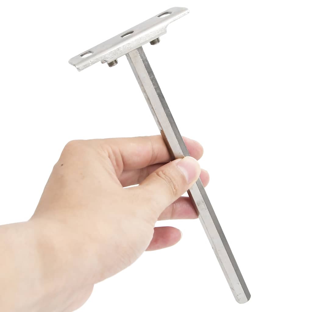 Vidaxx supports d'étagère flottants 12pcs invisibles ø12x200 mm acier au carbone