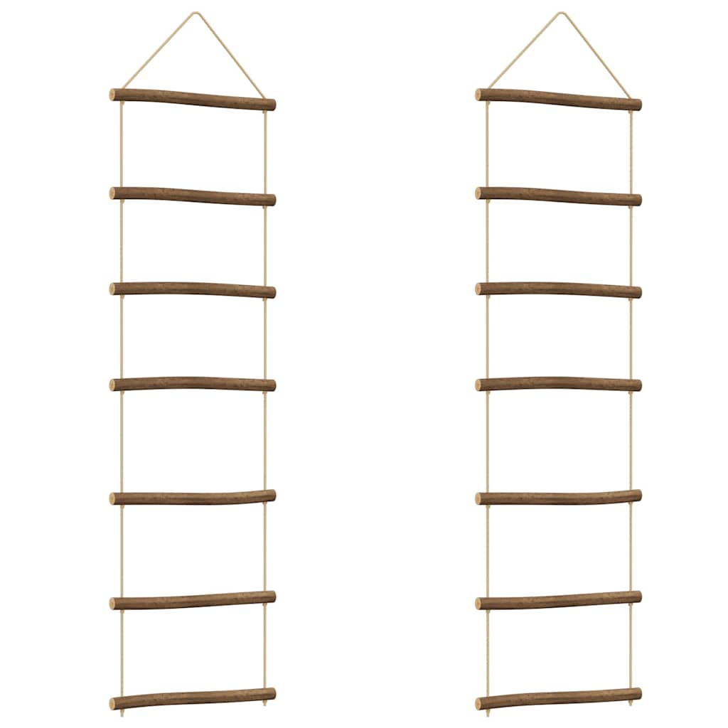 Vidaxx décorations murales en forme d'échelle 2 pcs 30x100 cm branche naturelle