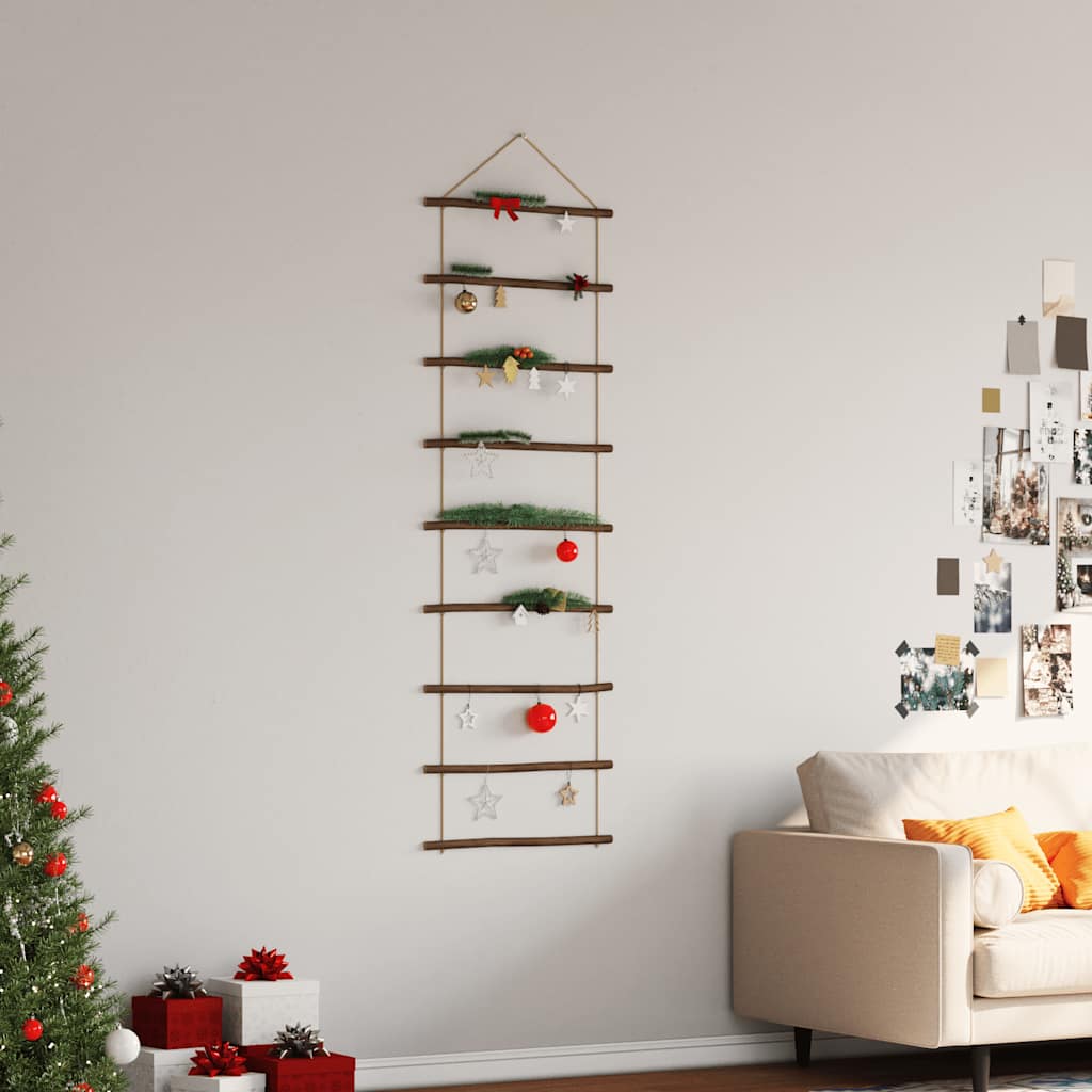 Vidaxx décoration murale en forme d'échelle 50x150 cm branche naturelle