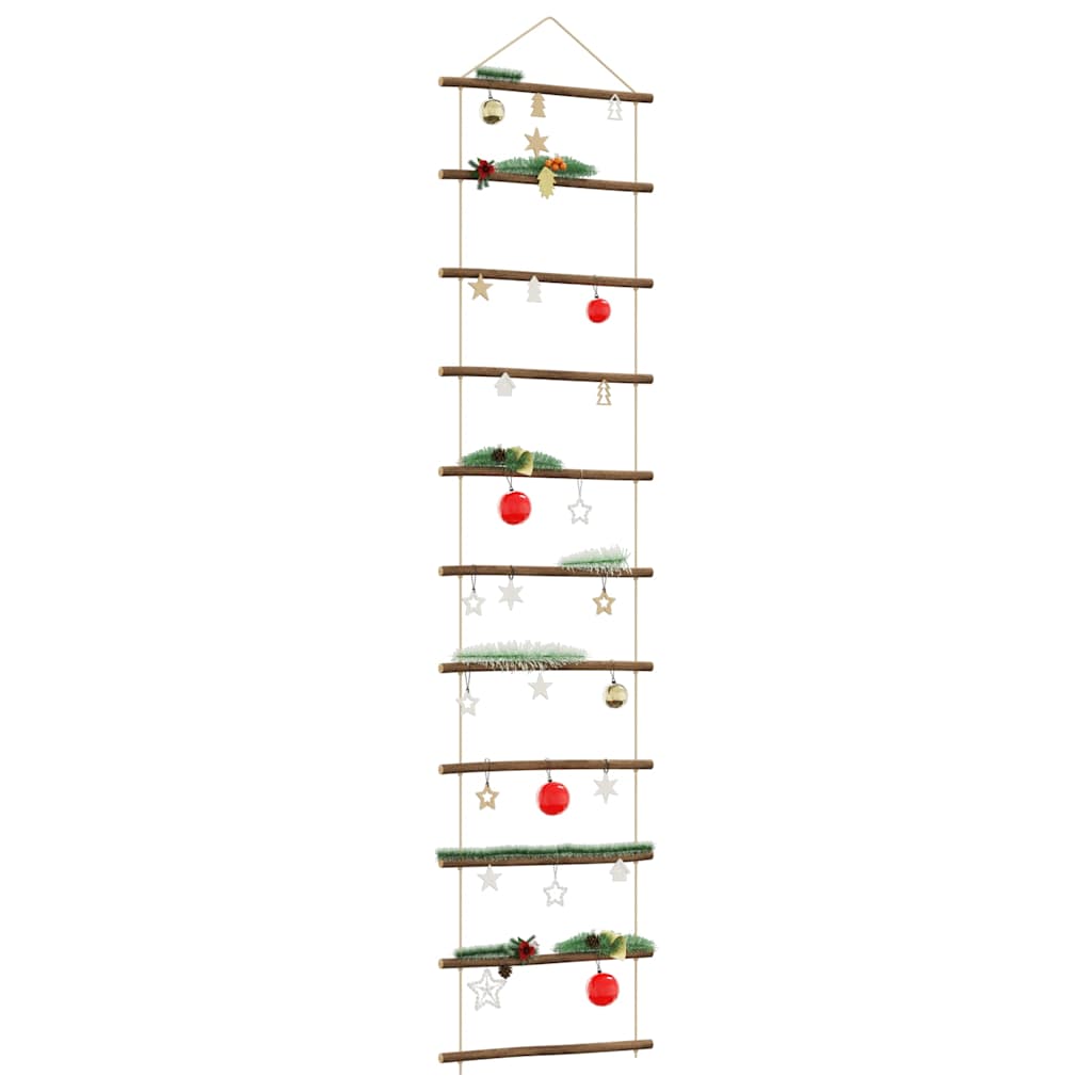 Vidaxx décoration murale en forme d'échelle 50x200 cm branche naturelle
