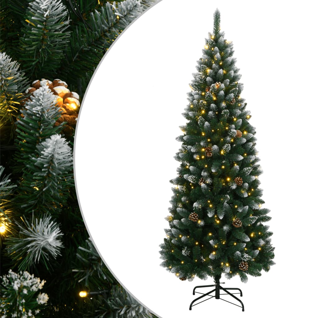 VidaXL Sapin de Noël artificiel avec 150 LED 120 cm