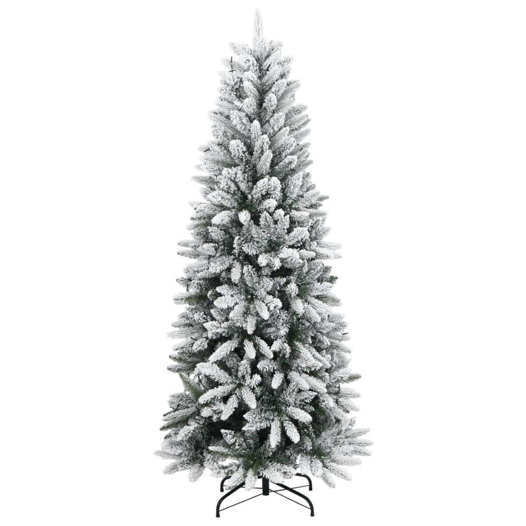 VidaXL Sapin de Noël artificiel avec 150 LED et neige 150 cm