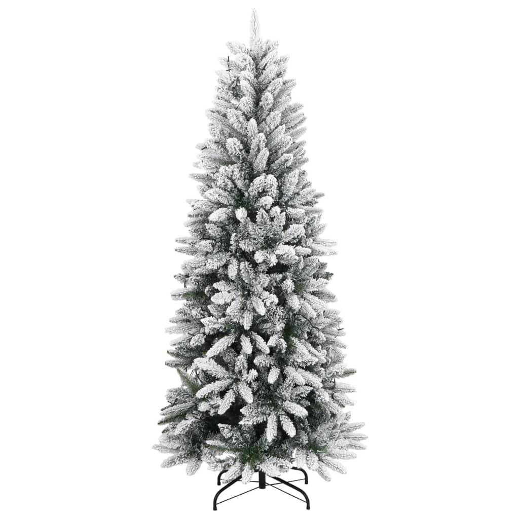 VidaXL Sapin de Noël artificiel avec 300 LED et neige 210 cm