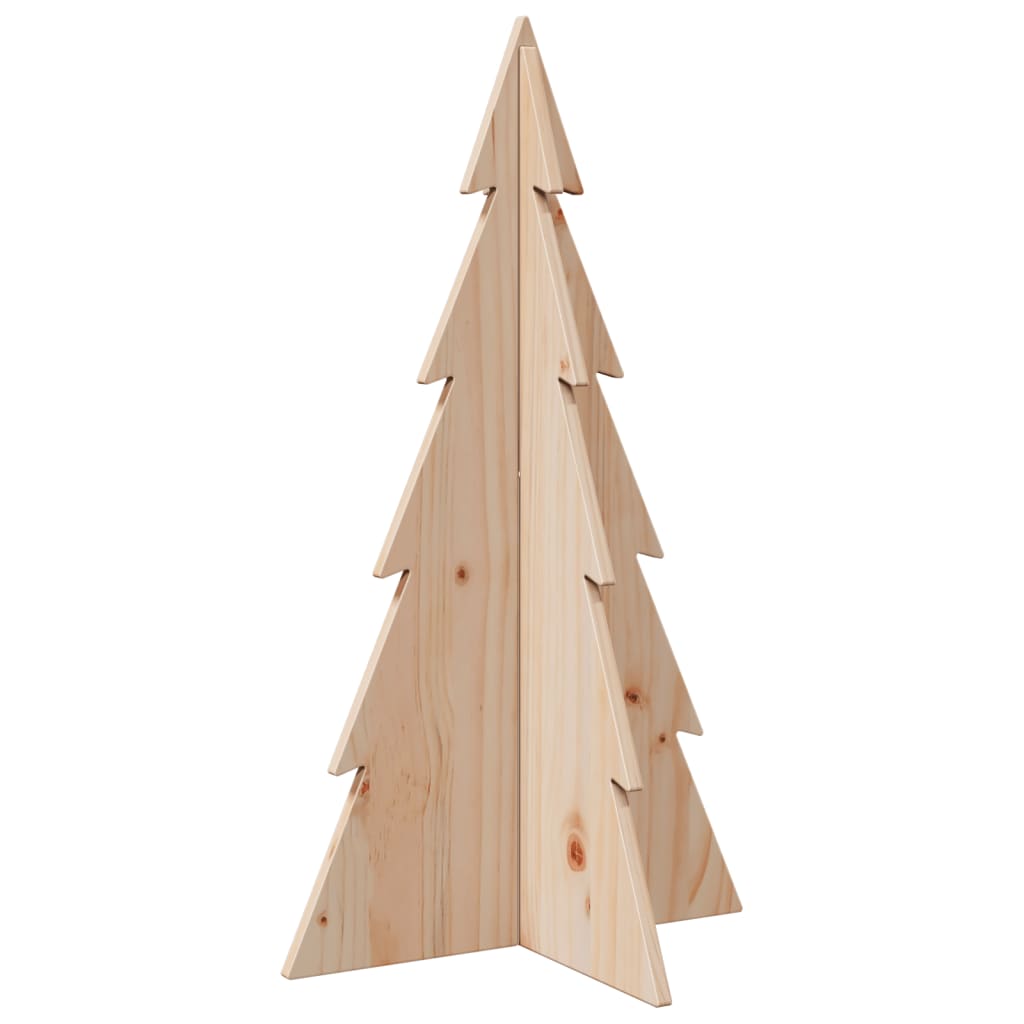 Vidaxx décoration de Noël sapin de Noël 80 cm en bois de pin massif