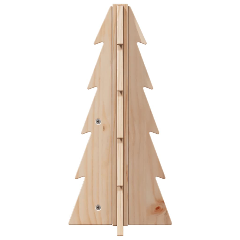 Vidaxx Décoration de Noël Sapin de Noël 49 cm en bois de pin massif