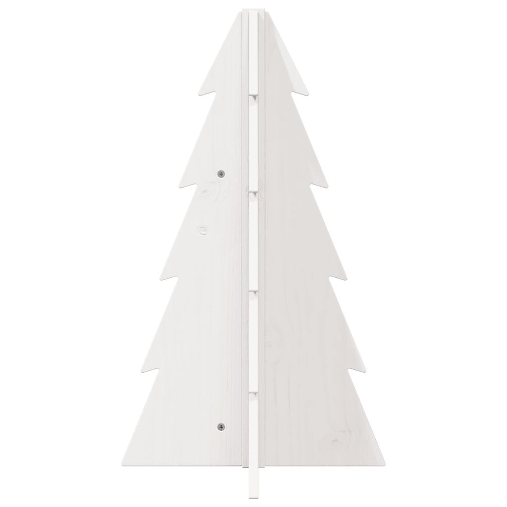 Vidaxx décoration de Noël sapin de Noël 69,5 cm bois de pin massif blanc