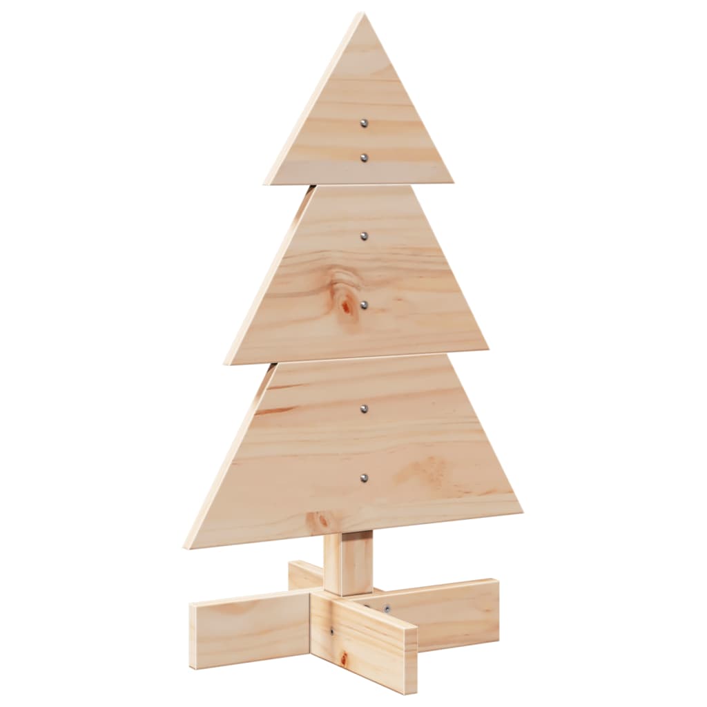 VidaXL décoration de Noël sapin de Noël 60 cm bois de pin massif