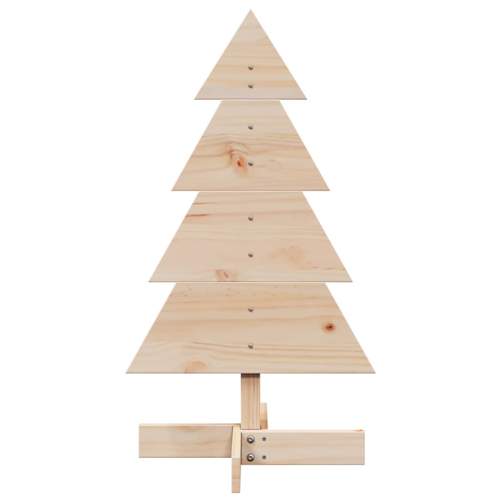 Vidaxx décoration de Noël sapin de Noël 80 cm en bois de pin massif