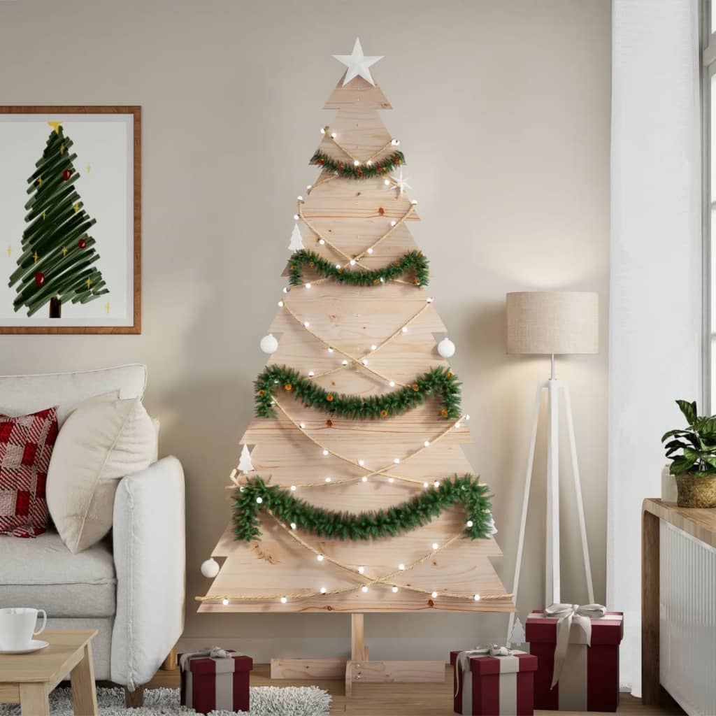 Vidaxx Décoration de Noël Sapin de Noël 180 cm en bois de pin massif