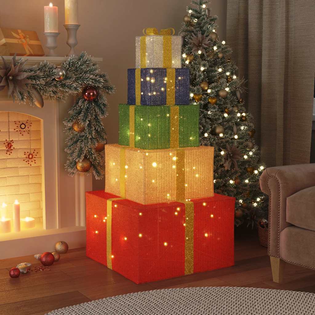VidaXL coffret cadeau décoration de Noël 250 LED blanc chaud
