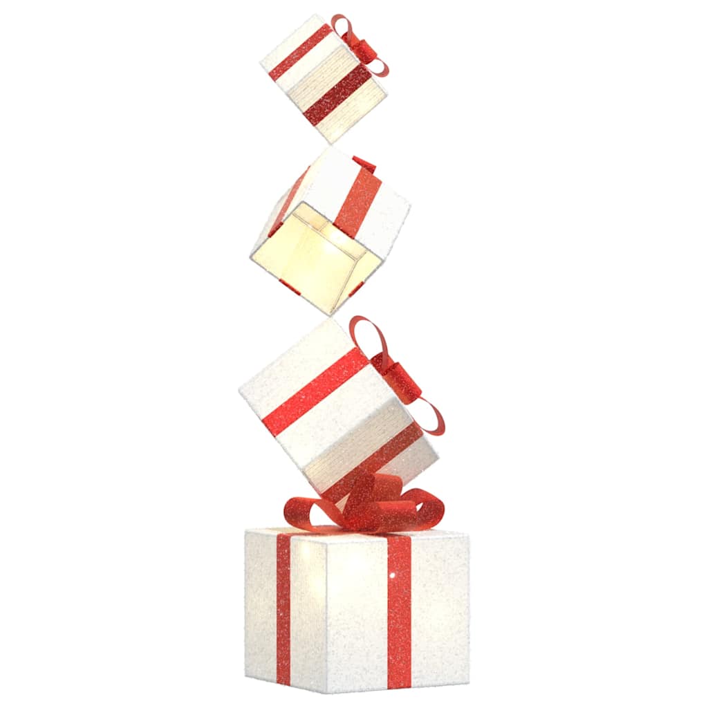 VidaXL coffret cadeau décoration de Noël 80 LED blanc chaud